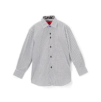 Elie Balleh Little Boys Black Button-Down Slim Fit Shirt