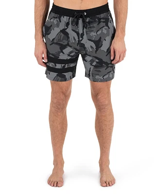 Hurley Men's Phantom Eco Block Party Volley Boardshorts