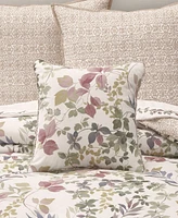 Royal Court Rosewood Evergreen Square Decorative Pillow, 16" x 16"