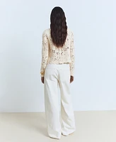 Mango Women's Thick Knit Cardigan