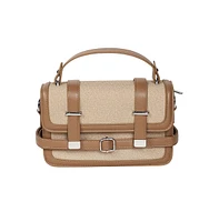 Women's The Linea-Block Hand Bag - Ash Brown