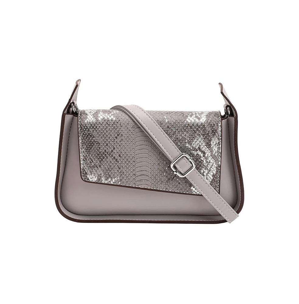 Women's The Coilmark Asymmetric Hand Bag - Coin Grey