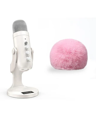 ZealSound Gaming Usb Microphone k66w-us and d65p Furry Cover