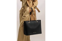 Women Large Tote Metal straps Victoria Hyde Torrans