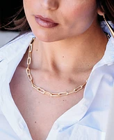 brook & york Gold Plated Colette Xl Chain Necklace