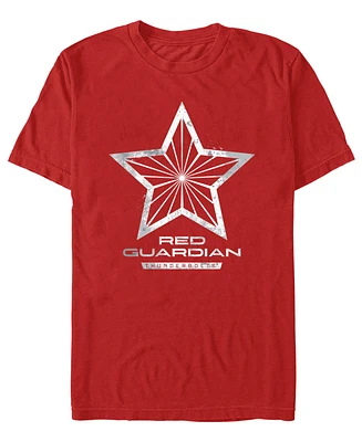 Fifth Sun Men's Red Guardian Logo Short Sleeve T-Shirt