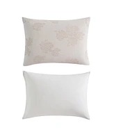 Vera Wang Roses Cotton Jacquard 3-Pc. Duvet Cover Set