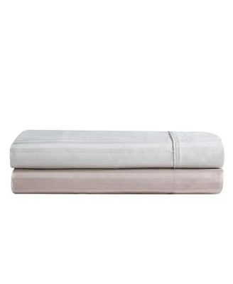Vera Wang Dobby Stripe 290 Thread Count Cotton Sheet Set