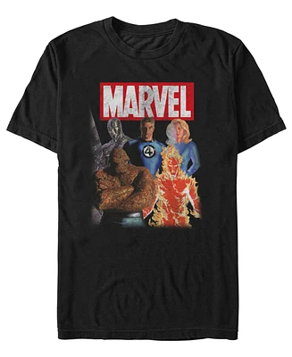 Fifth Sun Men's Marvel Team F4 Short Sleeve T-Shirt