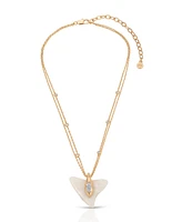Ettika Deep Ocean Shark Pendant Necklace