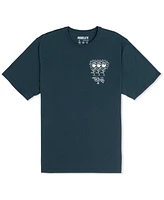 Hurley Men's Skulls And Flowers Short Sleeve T-Shirt