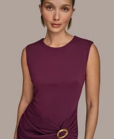 Donna Karan New York Women's Hardware Sleeveless Sheath Dress