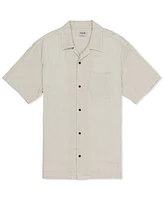 Hurley Men's Laguna Camp Embroidered Short Sleeve Shirt