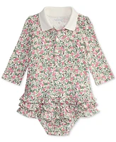 Polo Ralph Lauren Baby Girls Ruffled Floral Dress