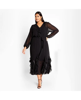 City Chic Women's Bridgette Maxi Dress
