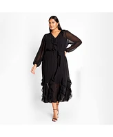 City Chic Women's Bridgette Maxi Dress