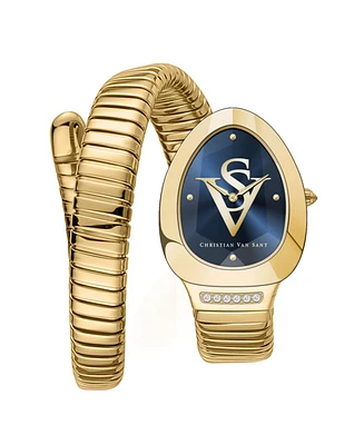 Christian Van Sant Women's Naga Blue Dial Watch
