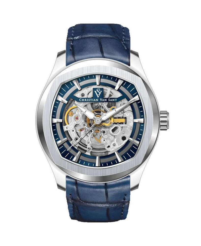 Christian Van Sant Men's Romeo Blue Dial Watch
