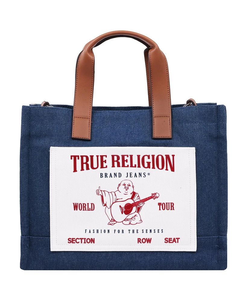 True Religion Medium Buddha Pocket Tote