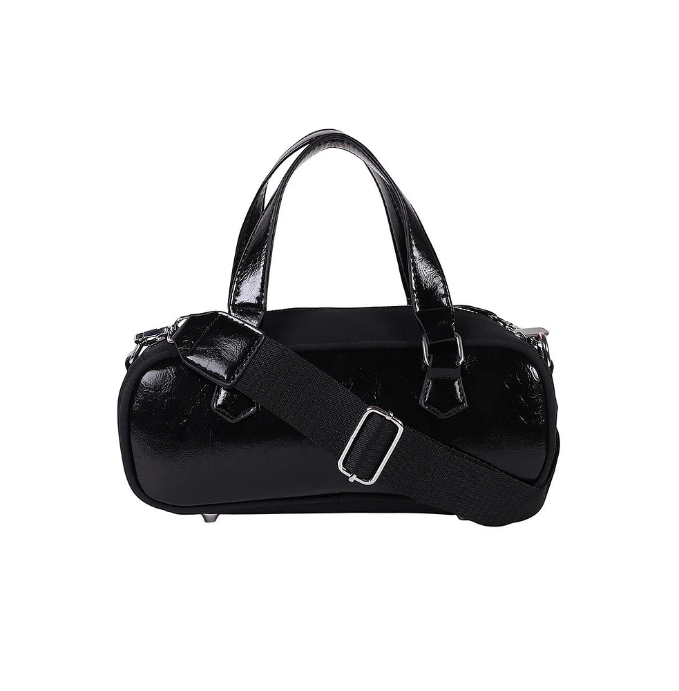 Haute Sauce Women's The Small Retro Bowling Bag - Onyx Black