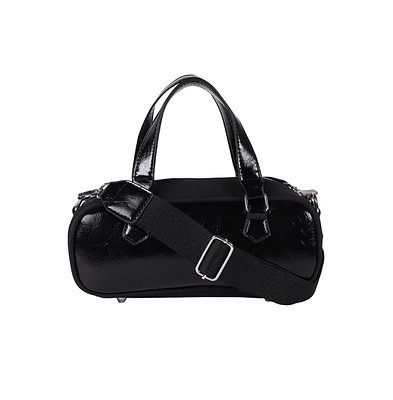 Haute Sauce Women's The Small Retro Bowling Bag - Onyx Black