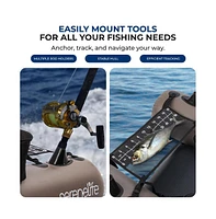 Inflatable Modular Fishing Kayak with Single-Action Hand Pump, Carry Bag, and Repair Kit