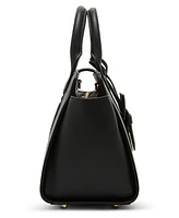 Anne Klein Covered Buckle with Convertible Strap Medium Satchel Bag