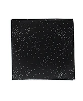 Trafalgar Men's Mystere Metallic Star Light 12 x Silk Pocket Square
