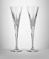 Waterford Lismore Diamond Toasting Flute 5.5 oz, Set of 2