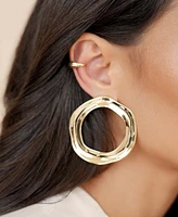 Ettika Open Circle Statement Earrings