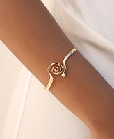 Ettika Mini Aura Swirl Cuff Bracelet
