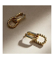 Ana Luisa - Double Hoop Earrings - Ash Double