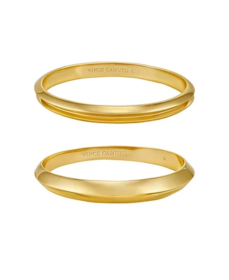 Vince Camuto Gold Tone Bangle Bracelet Set