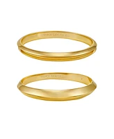 Vince Camuto Gold Tone Bangle Bracelet Set