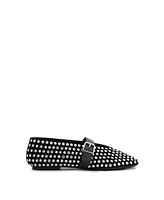 Schutz Women's Eiza Glam Round Toe Ballet Flats