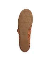 Schutz Women's Eiza Shine Studded Suede Buckle Flats