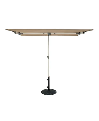 Mondawe 4.95FT x 6.93FT Rectangle Balcony Outdoor Umbrella
