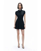 Nocturne Women's Pleated Mini Dress