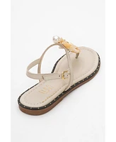 Forever & Always Shoes Joe Leather Thong Sandal