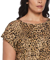 Ella Rafaella Plus Rivet Detail Sleeveless Top
