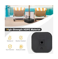 Patio Fillable Umbrella Base Fit 1.5 Inch Umbrella Poles for Yard Poolside