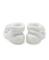 Komuello Baby Girl First Walk Sock Shoes Corsage