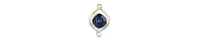 Sohi Women's Black Sleek Drop Earrings