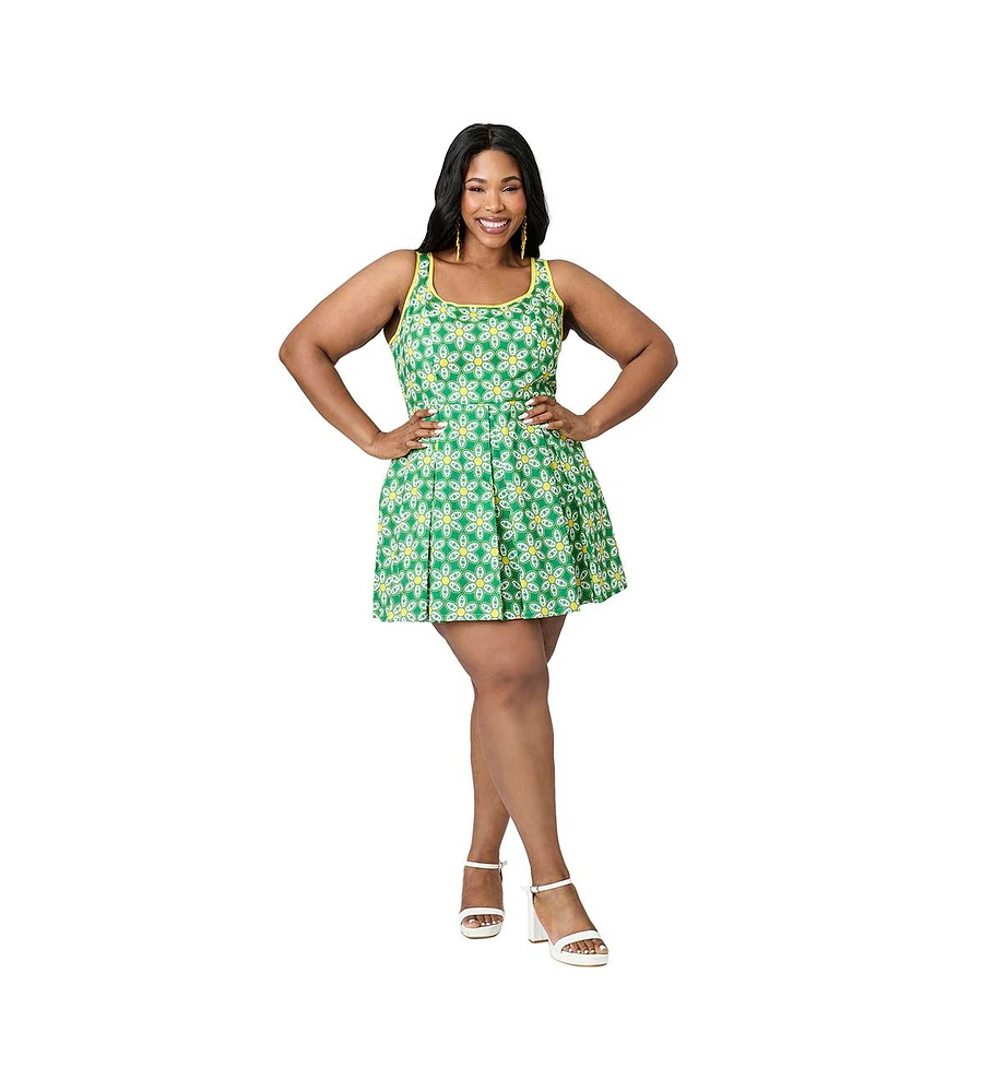 Smak Parlour Plus Pleated Skirted Romper