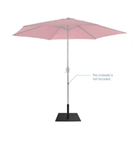 20 Inches Patio Umbrella Base with 4 Adjustable Footpads