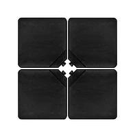 4 Pieces 13L Cantilever Offset Patio Umbrella Base with Easy-Fill Spouts