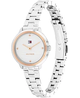 Tommy Hilfiger Women's Quartz Silver Tone Stainless Steel Bracelet Watch, 26mm