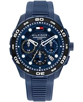 Tommy Hilfiger Men's Chronograph Silicone Strap Watch