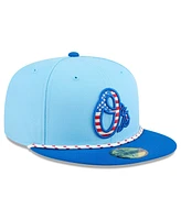 New Era Men's Light Blue/Blue Baltimore Orioles 2025 Fourth of July 59FIFTY Fitted Hat