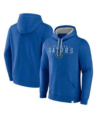 Fanatics Men's Royal Florida Gators Second Wind Distressed Pullover Hoodie